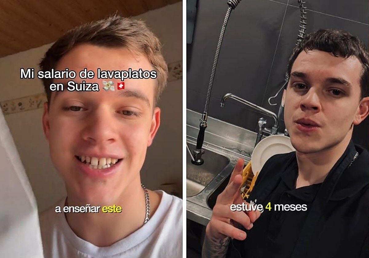 Un español que vive en Suiza explica cuánto dinero se puede ganar como lavaplatos en este país: «Lo mismo que un piloto»