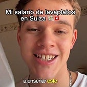 Un español que vive en Suiza explica cuánto dinero se puede ganar como lavaplatos en este país