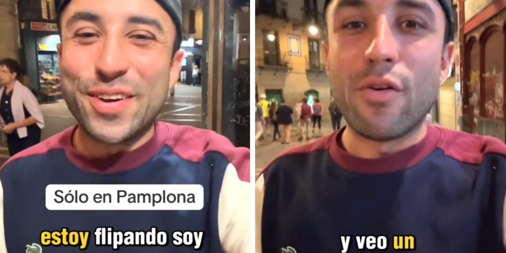 Un estadounidense visita Pamplona por primera vez y se queda sin palabras por lo que le ocurre en una tienda de esta ciudad: «Estoy flipando»