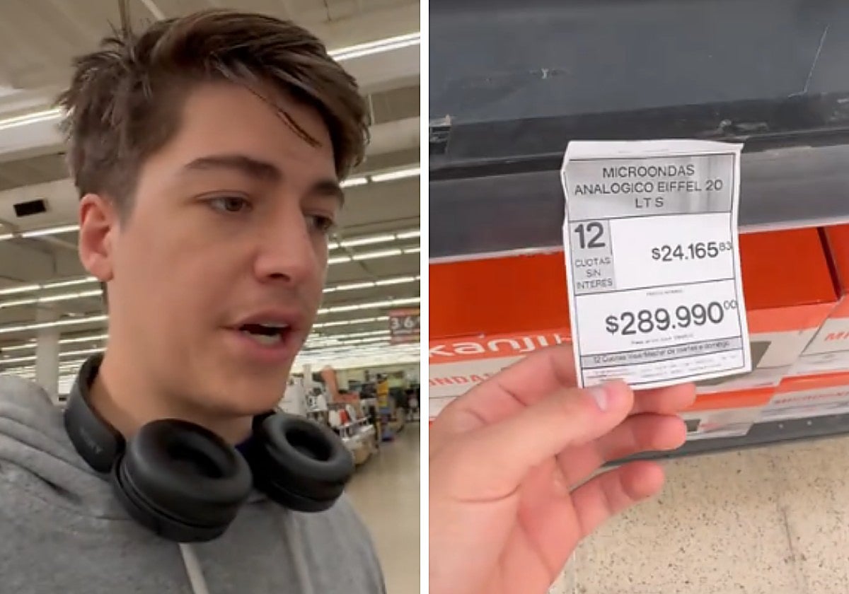 Un argentino no da crédito con los precios de su país y lo compara con España