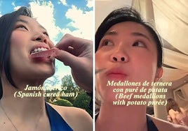 Una asiática viaja a España para ir a una boda en Madrid y alucina con el banquete: «Comí mucho»