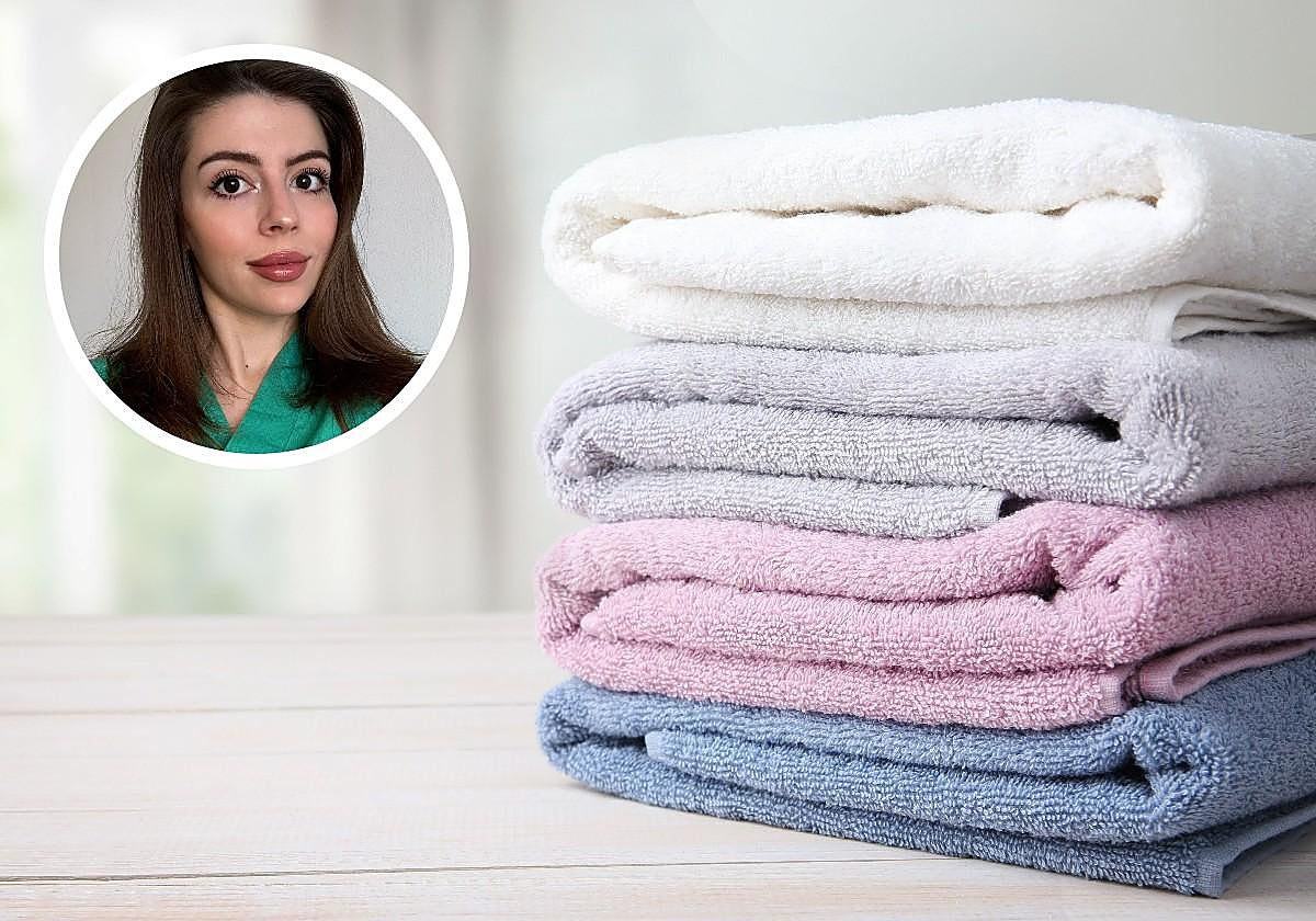 Marta Díez, dermatóloga, explica cada cuánto tiempo hay que cambiar las toallas del baño: «La mayoría lo hace mal»
