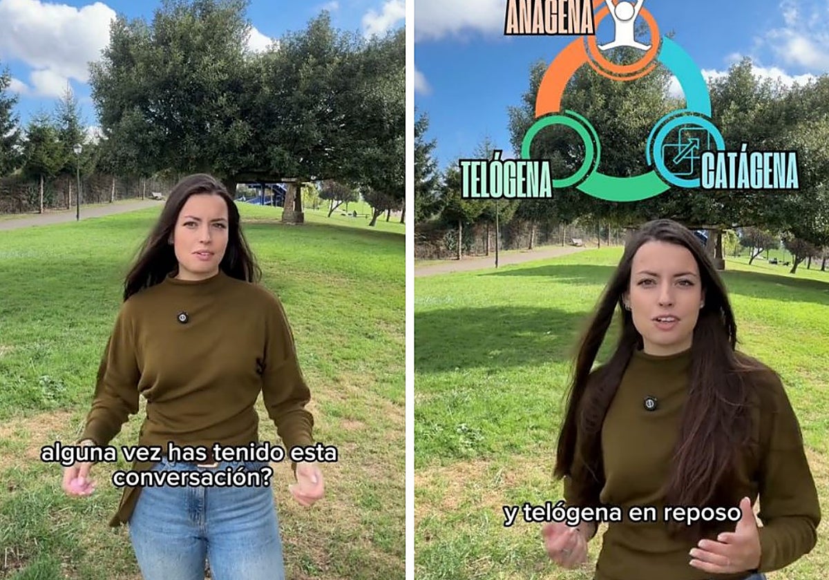 Laura Pinillas, bióloga: «Se te cae más el pelo en otoño por el daño acumulado en verano, ocurre dos o tres meses después del desencadenante»
