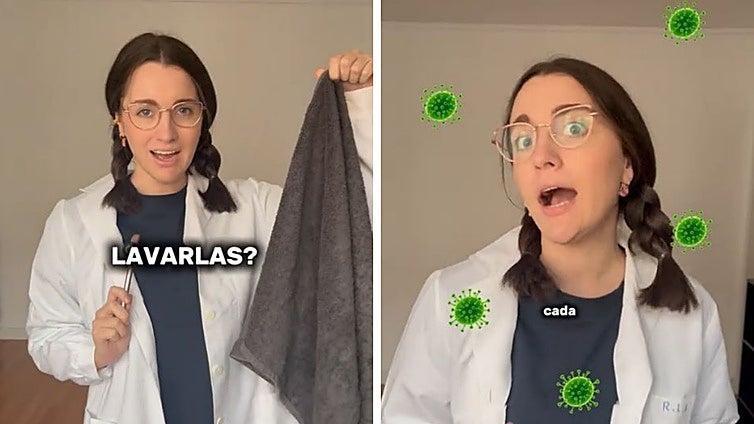 Una bióloga, tajante sobre cada cuánto tiempo hay que lavar las toallas: «Son el ambiente perfecto para los microorganismos»