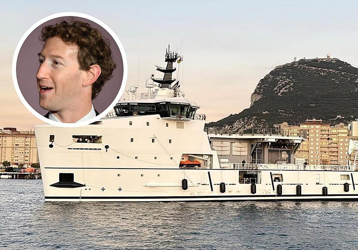 El superyate de lujo de Mark Zuckerberg, valorado en 260 millones de euros, hace una parada en Gibraltar para repostar más de 200.000 euros en combustible antes de cruzar el Océano