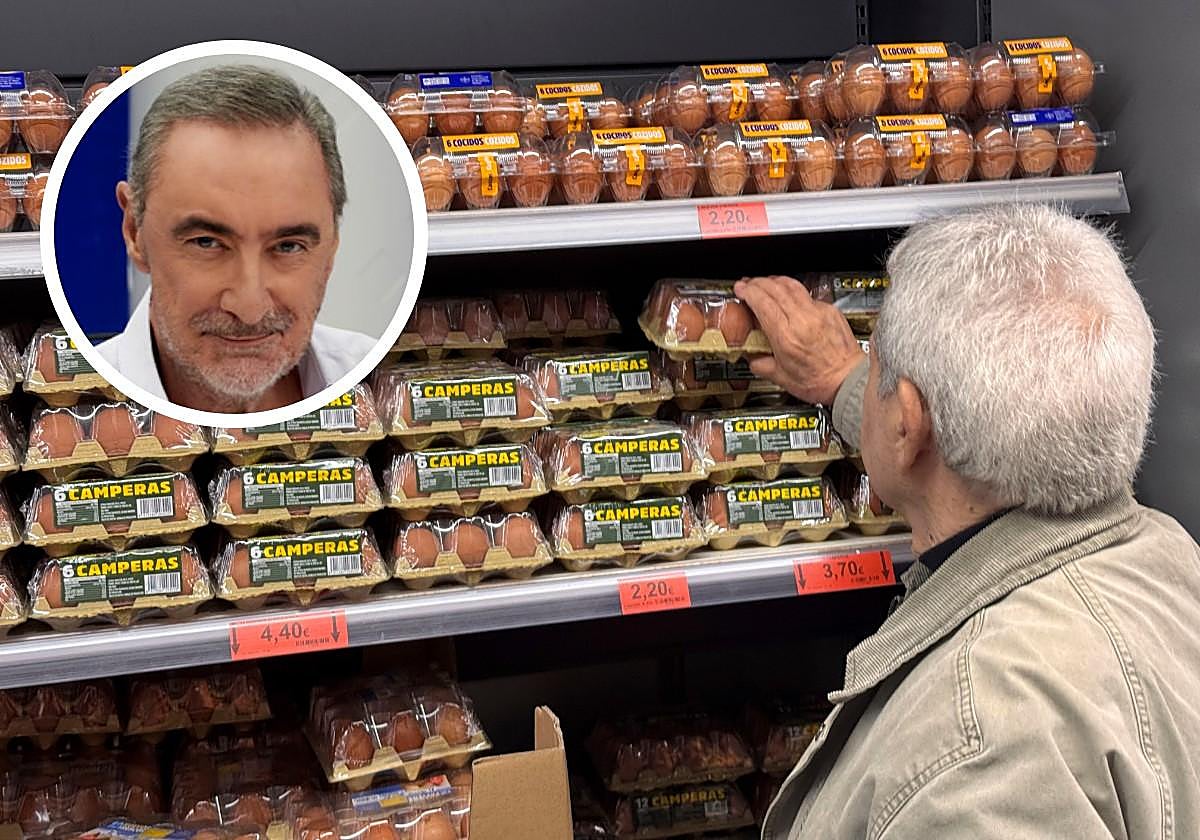 Carlos Herrera, sobre el precio de los huevos en España: «Será más caro porque hay menos gallinas y se sigue consumiendo»