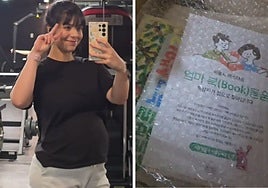 Una española que vive en Corea del Sur enseña los regalos que le ha dado el Gobierno de allí por su embarazo: «Se toman muy en serio la maternidad»
