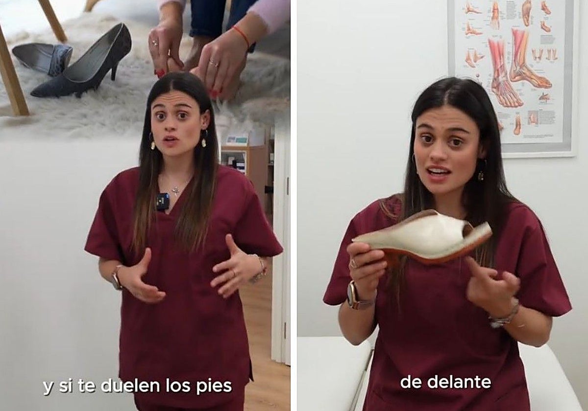 Lara Lorenzo, podóloga, sobre llevar zapatos de tacón: «El dolor de pies por su uso excesivo se puede evitar»