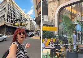 Una española consigue llegar al Líbano y cuenta la situación del país: «La gente haciendo vida normal...»