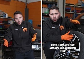 Juan José Ebenezer, mecánico: «Si se te pincha una rueda y sigues, pasas de arreglar un pinchazo a tener que cambiar el neumático entero»