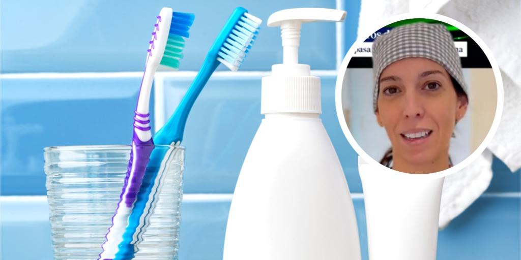 Mónica Rodríguez, odontóloga: «No dejes tu cepillo de dientes en un vaso en el baño»