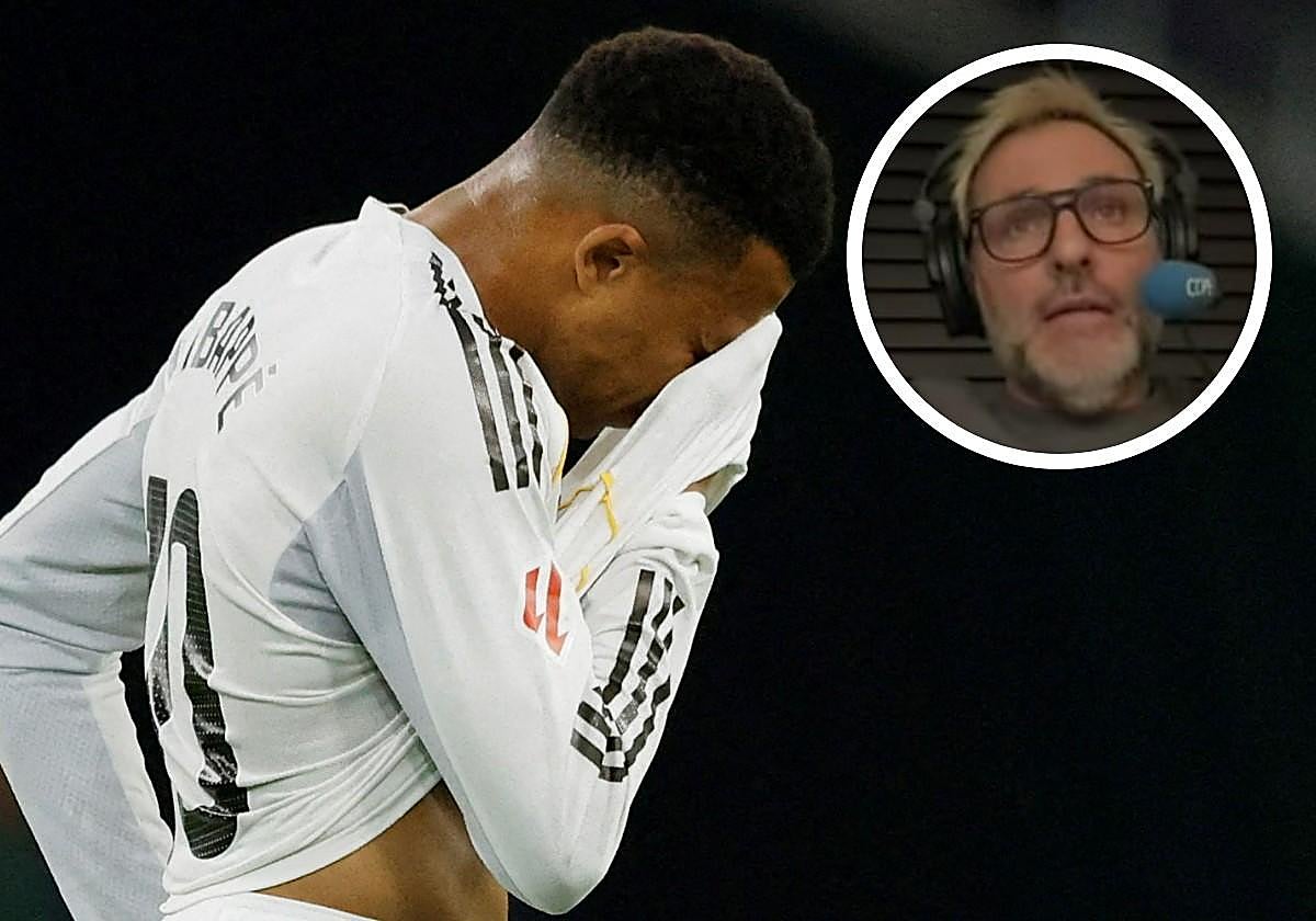 Mbappé lamenta una derrota.
