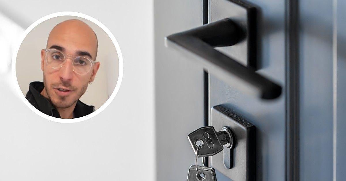 Álex, cerrajero, alerta sobre dejar las llaves puestas en la puerta: «Al ladrón le va a dar igual y a ti te pueda costar caro»