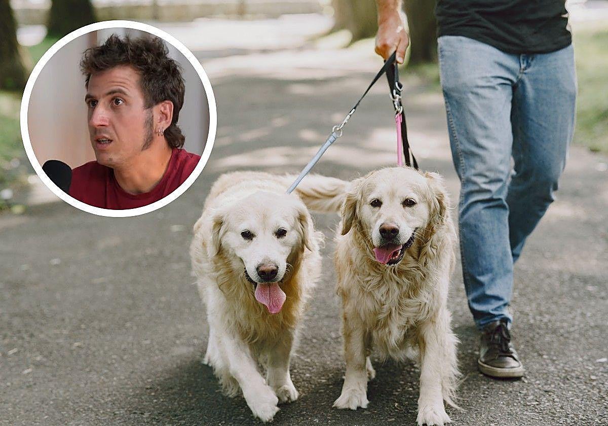Hugo Fernández, educador canino: «Cuando un perro está bien no tiene por qué tirar de la correa»