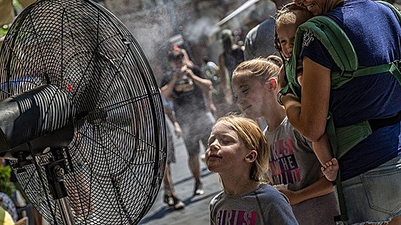 Sara Gálvez, española que vive en Suiza: «Tenemos una de las olas de calor más largas en años, pero aquí no hay aire acondicionado como en España»