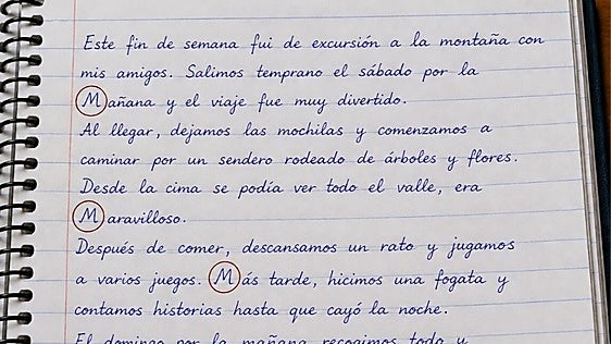 Qué dice la letra M sobre tu personalidad según la grafología: «Si la escribes así eres conciliadora y sociable»
