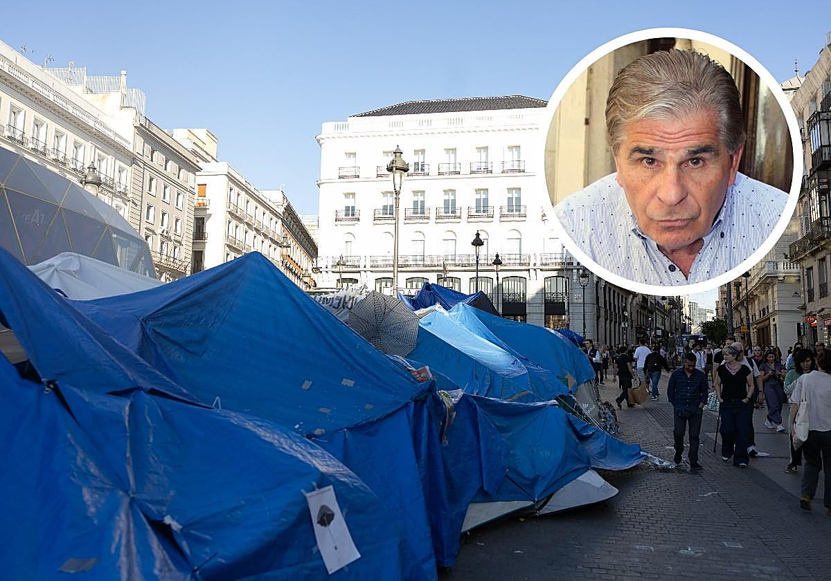 Pedro Ruiz: «La acampada en la Puerta del Sol degenera. Como el país»