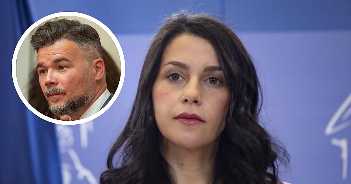 Inés Arrimadas, exlíder de Ciudadanos: «A Gabriel Rufián no le sacan del Congreso ni los GEO. Le da igual presentarse con ERC, con Podemos o con la Falange»