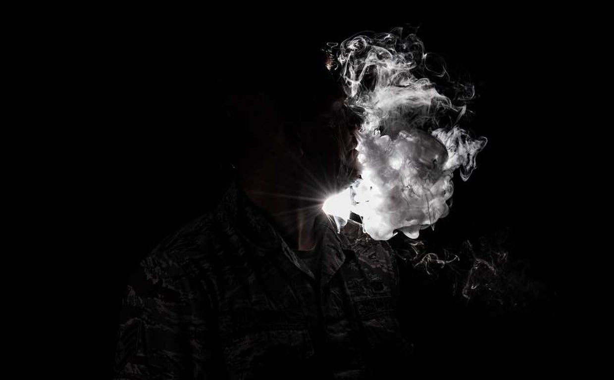 Humo del vapeo