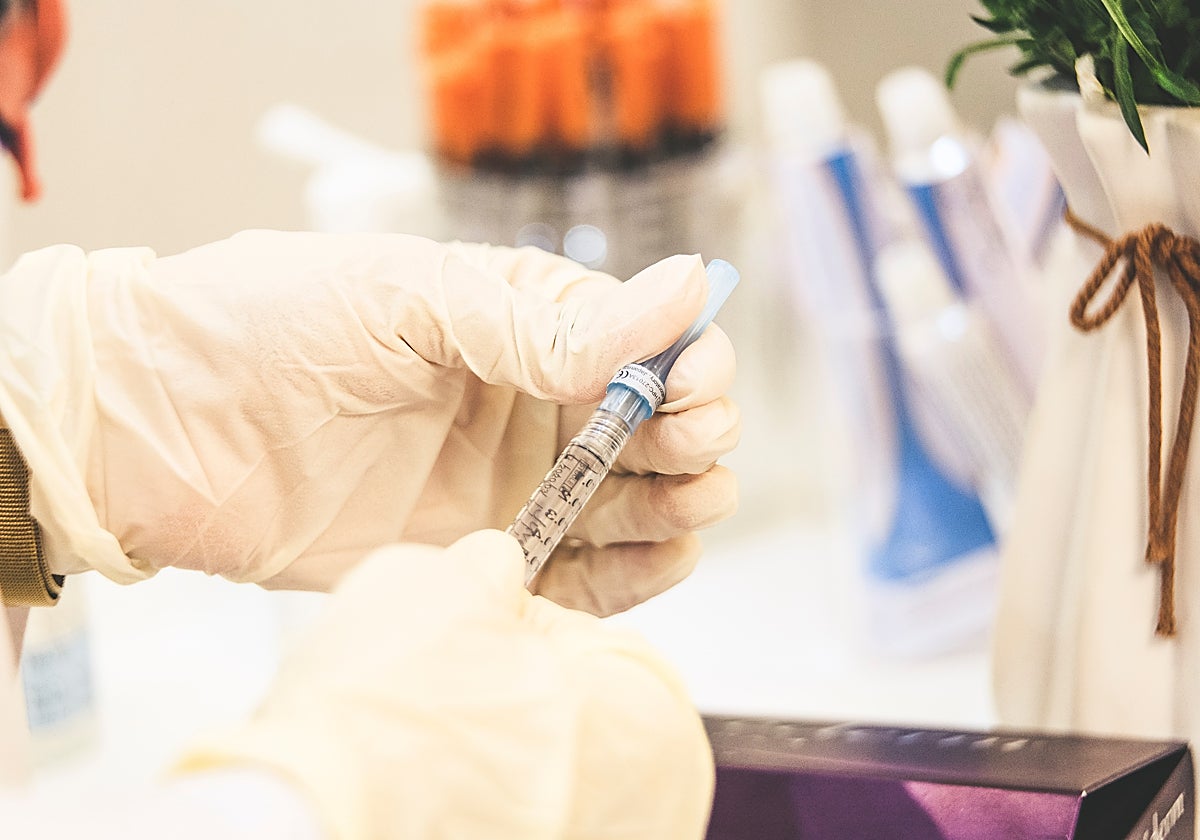 Inyección de Insulina