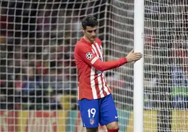 Álvaro Morata, delantero del Atlético de Madrid, sufre un cuadro agudo de neuralgia del trigémino