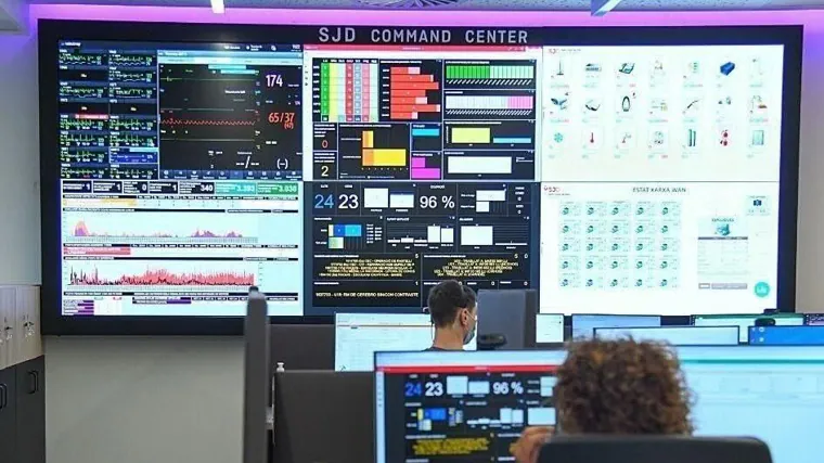 El Command Center del Hospital Sant Joan de Déu de Barcelona