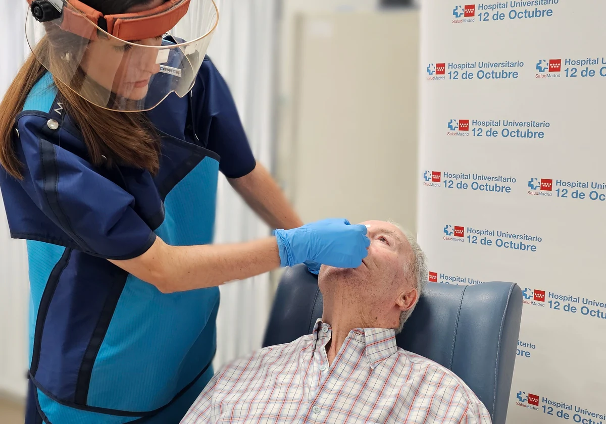 Uno de los pacientes sometidos al nuevo tratamiento