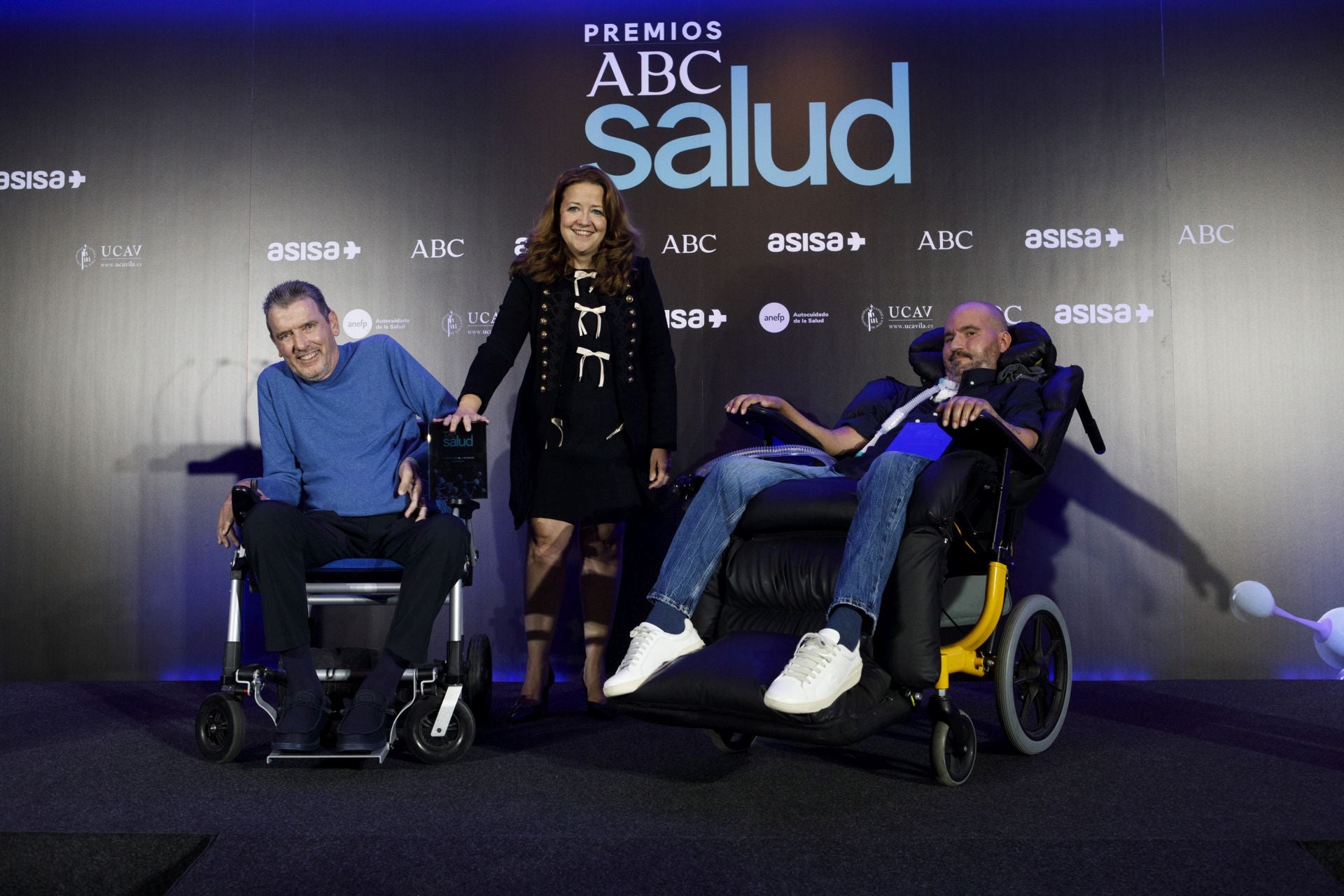 De izq. a dcha. Juan Carlos Unzúe, la consejera de Sanidad de la Comunidad de Madrid Fátima Matute y Jordi Sabaté