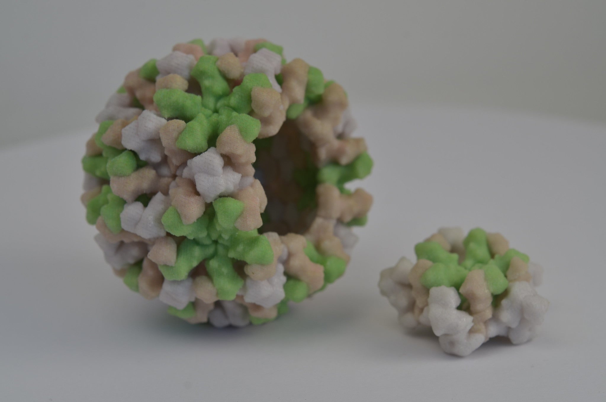 Reproduccíon en 3D de un norovirus