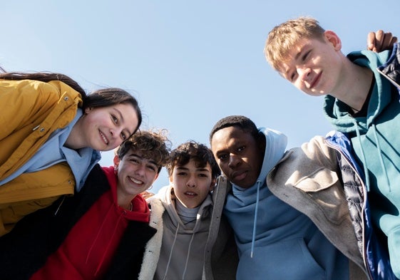 Grupo de adolescentes