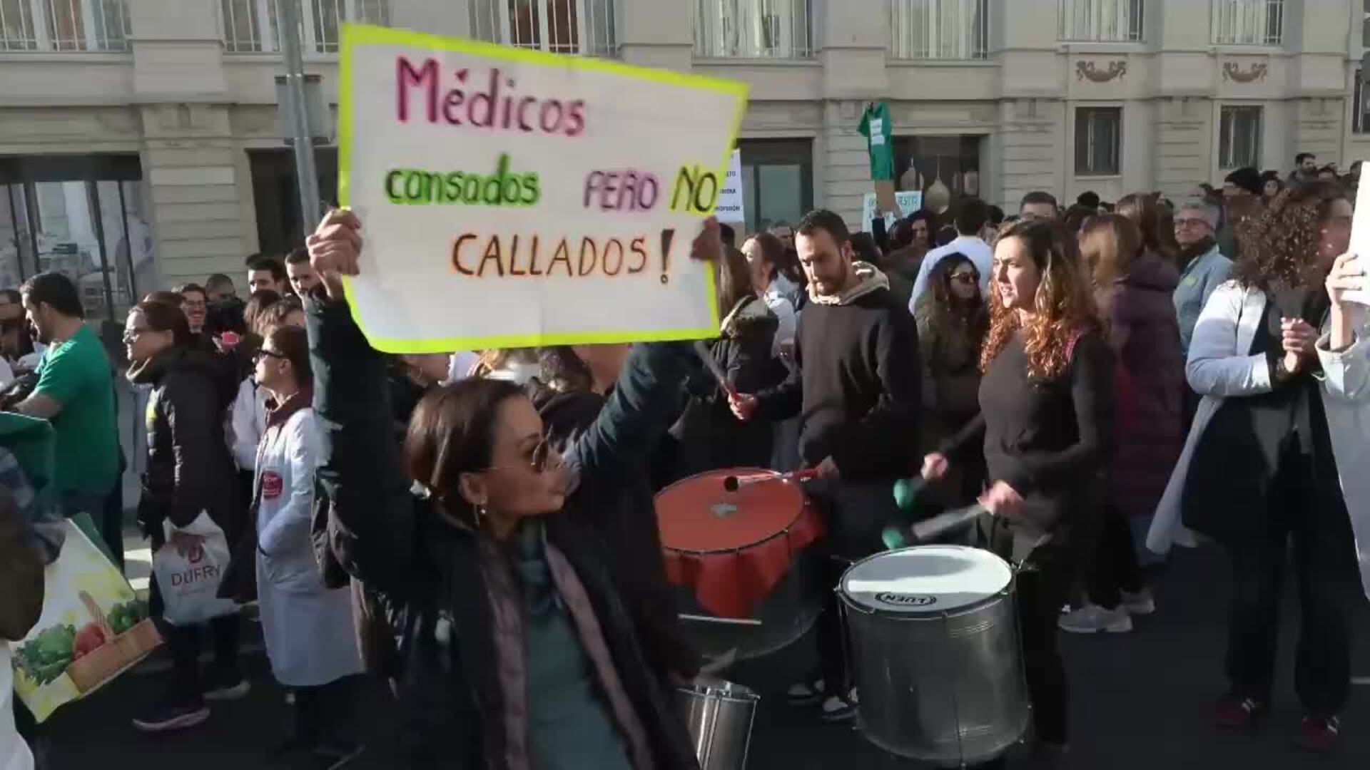 Los médicos salen a la calle en contra del estatuto de Sanidad