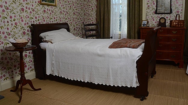 Habitación de Emilly Dickinson, en la que guardaba sus versos