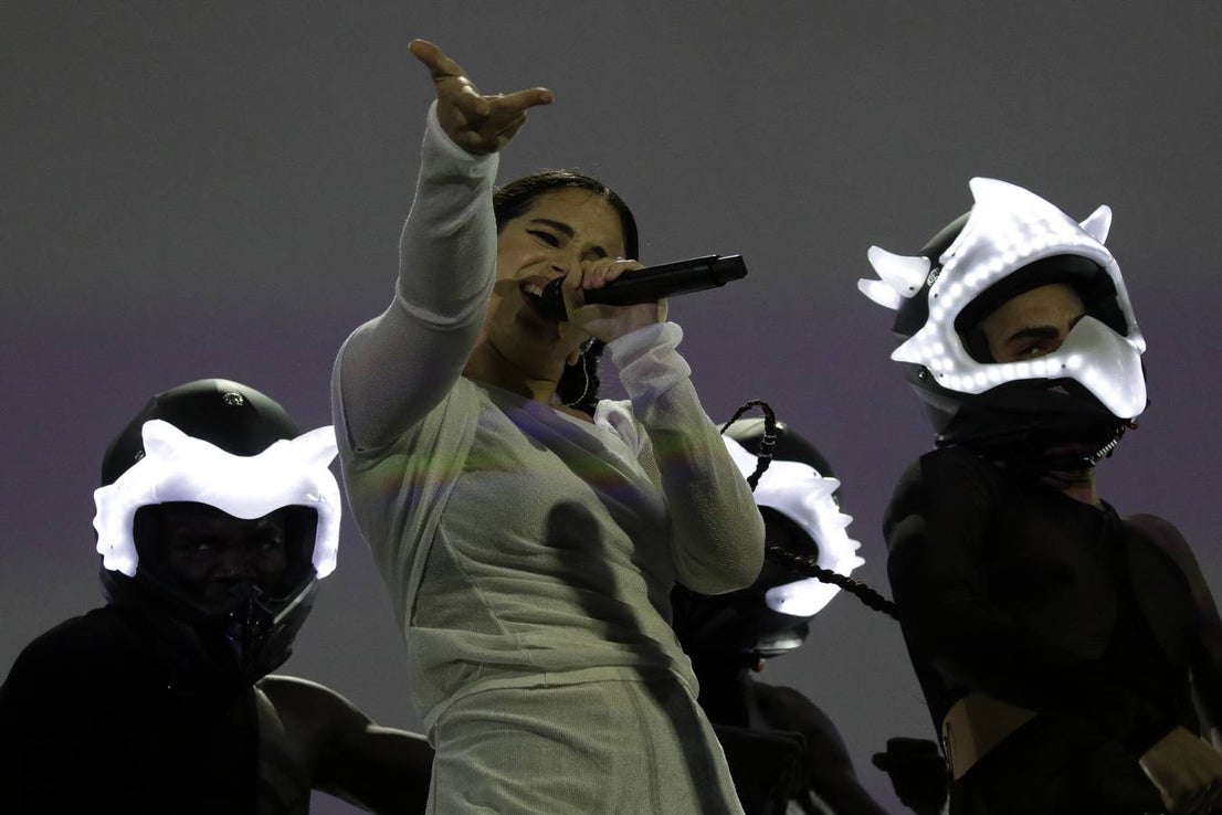Rosalía, en su concierto en Sevilla