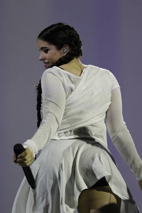 Rosalía, en su concierto en Sevilla