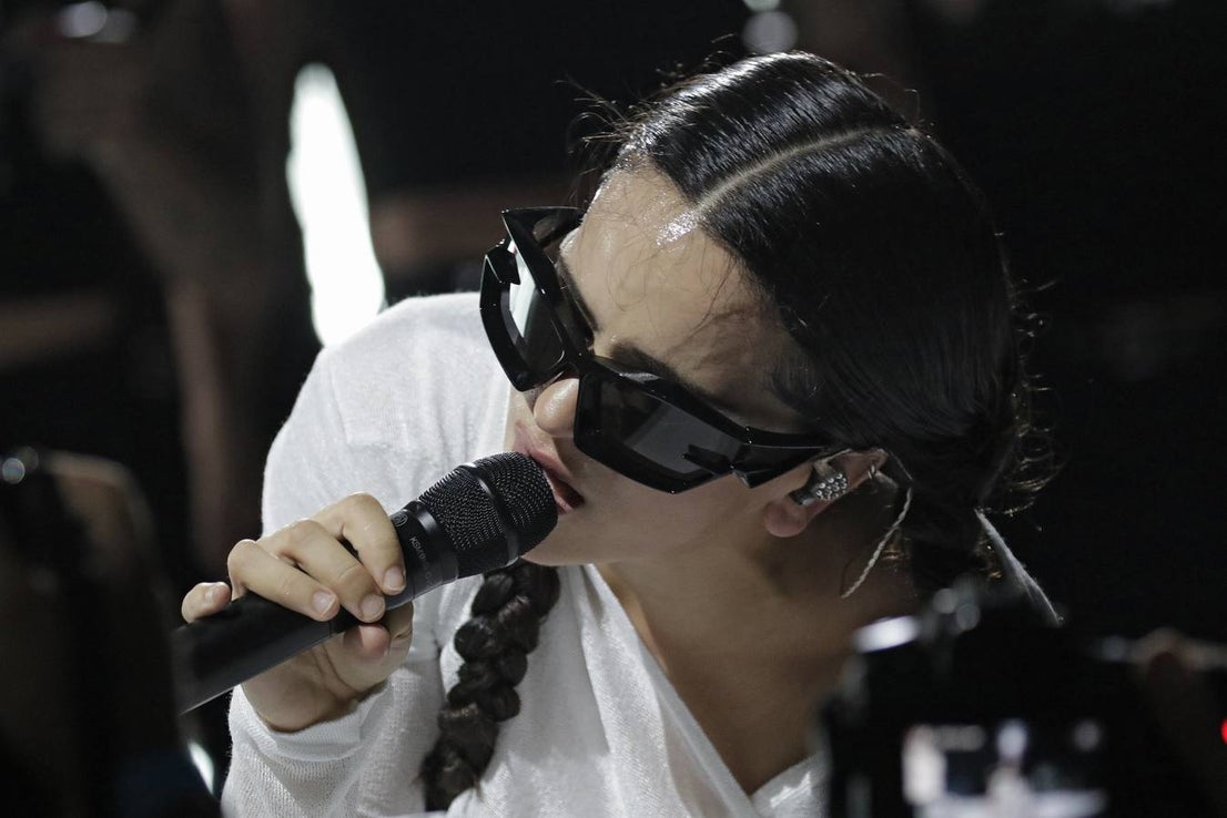 Rosalía, en su concierto en Sevilla
