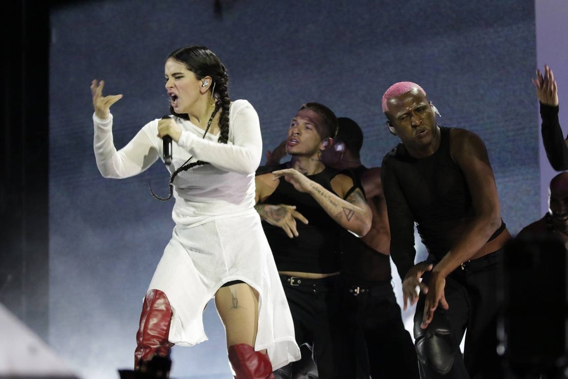 Rosalía, en su concierto en Sevilla