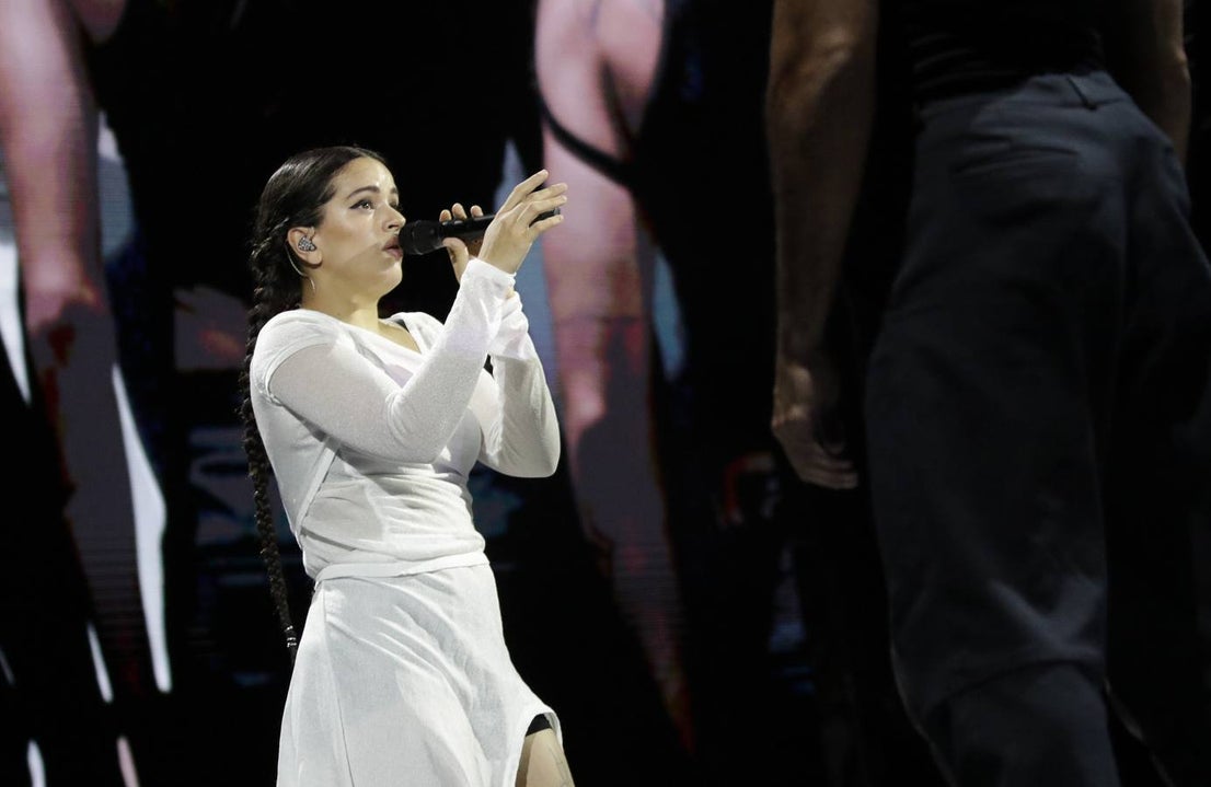 Rosalía, en su concierto en Sevilla