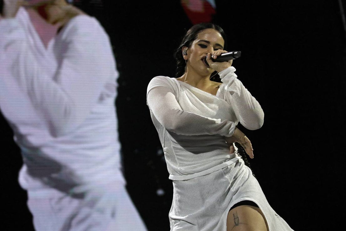 Rosalía, en su concierto en Sevilla