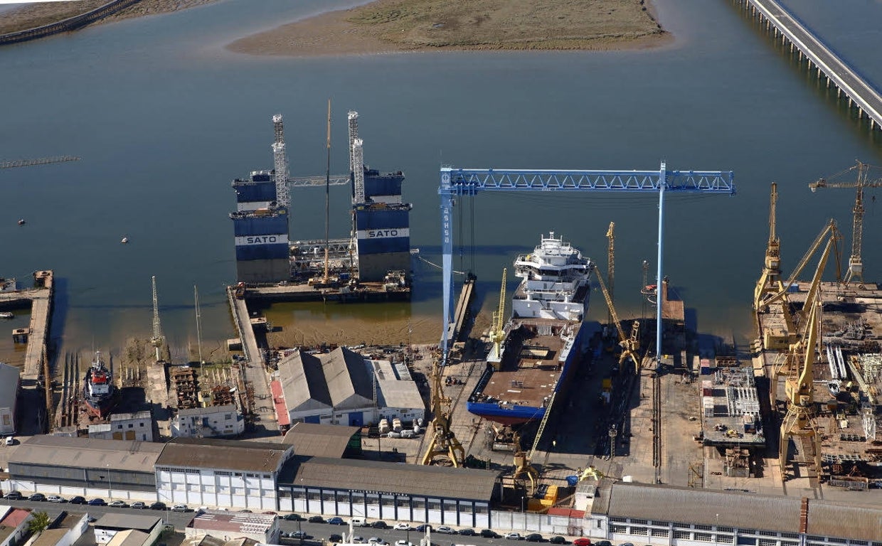 Nuevo Astillero de Huelva remodelará la fachada del frente portuario
