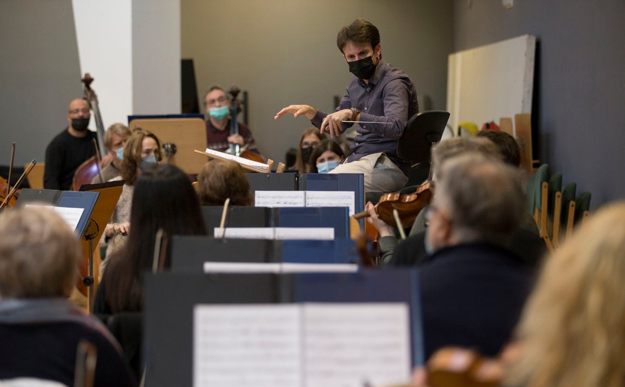 Ensayo de la Real Orquesta Sinfónica de Sevilla