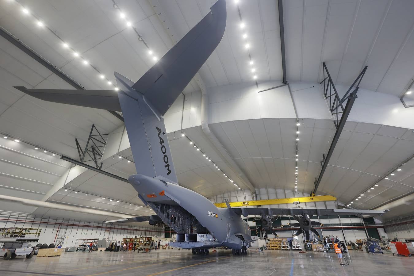 Presentación de kit de extinción de incendios acoplado al A400M