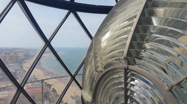 Las playas de Chipiona vistas desde la linterna del faro