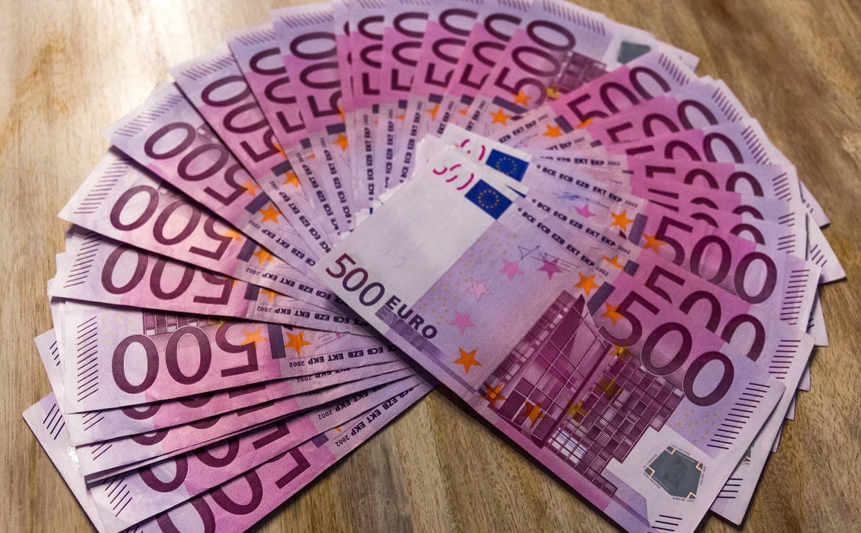 Solo determinados establecimientos pueden ofrecer billetes de 500 euros