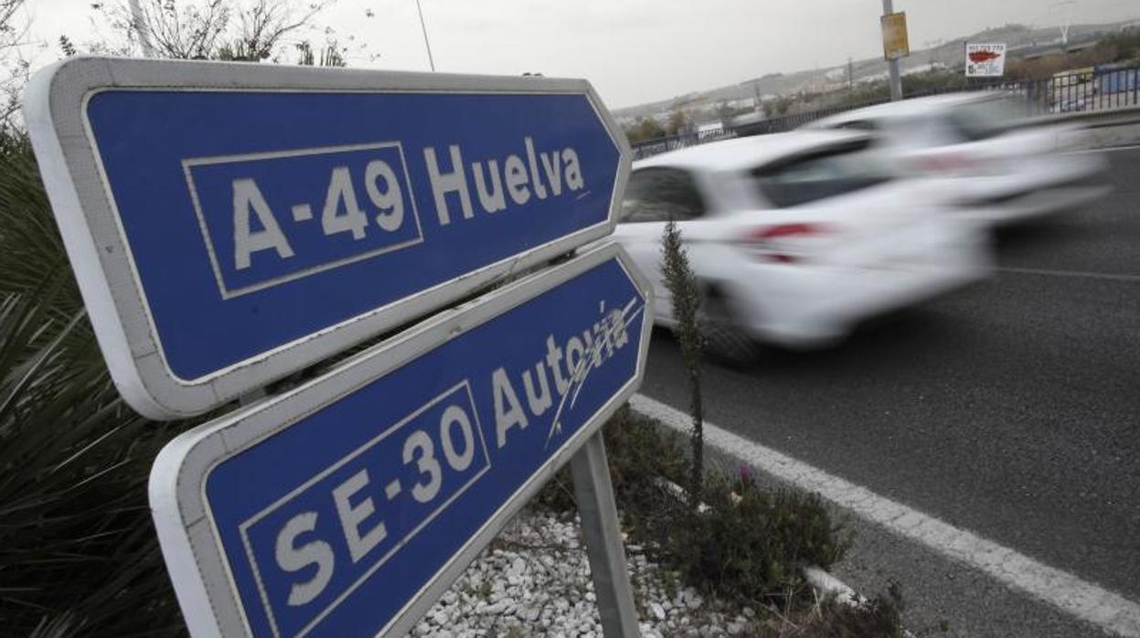 Un accidente provoca retenciones kilométricas en la A-49 en sentido hacia Sevilla