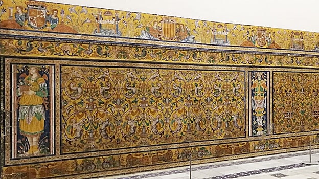 Los azulejos del palacio Gótico del Alcázar se restaurarán en 2023