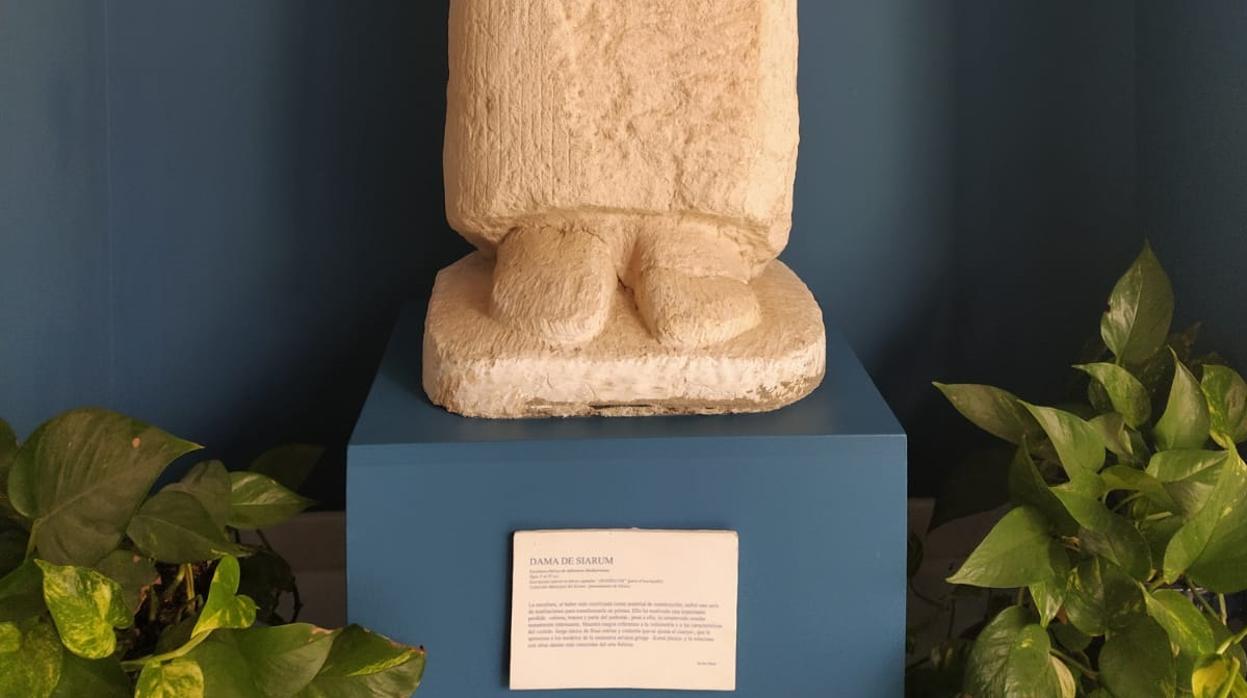 La 'Dama de Siarum', la valiosa escultura utrerana que se usó como una simple columna