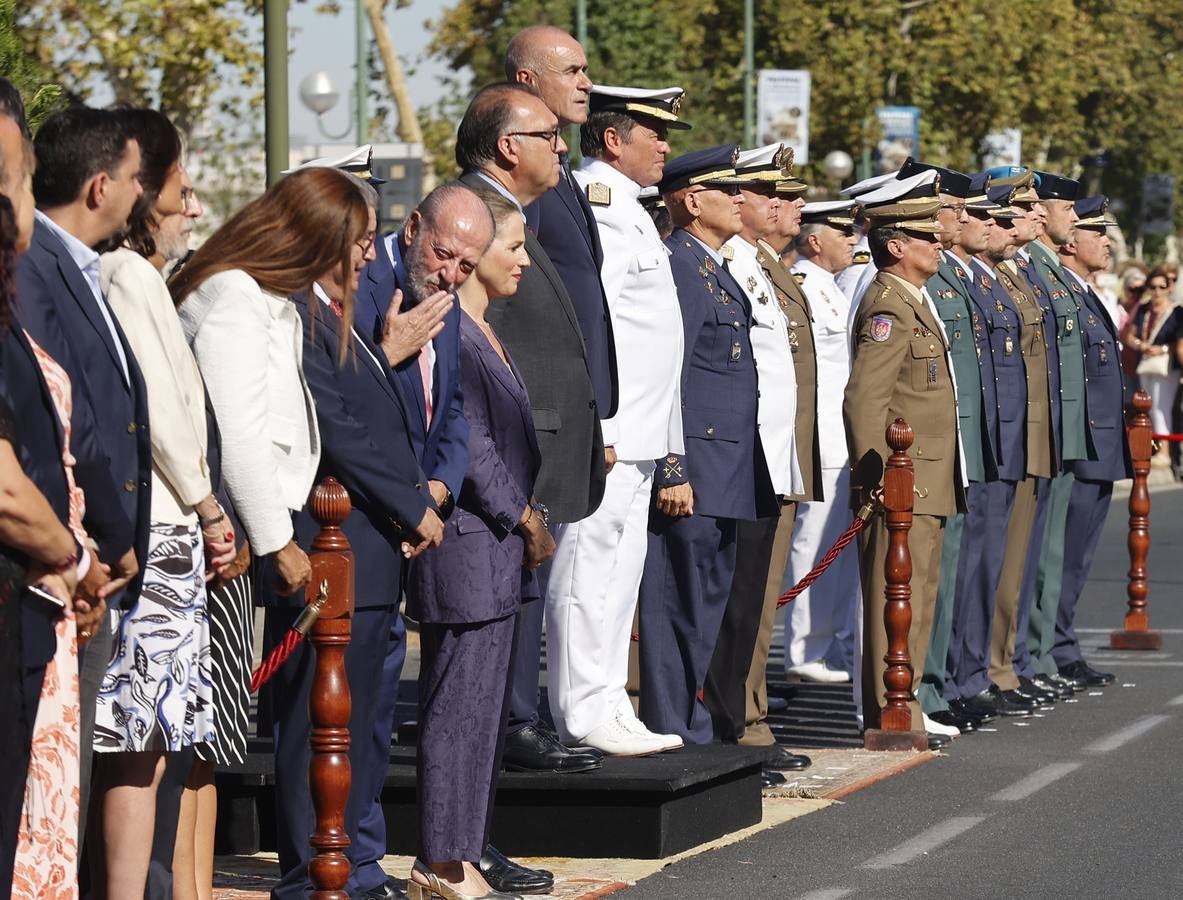 Homenaje a Elcano en la glorieta de los Marineros Voluntarios