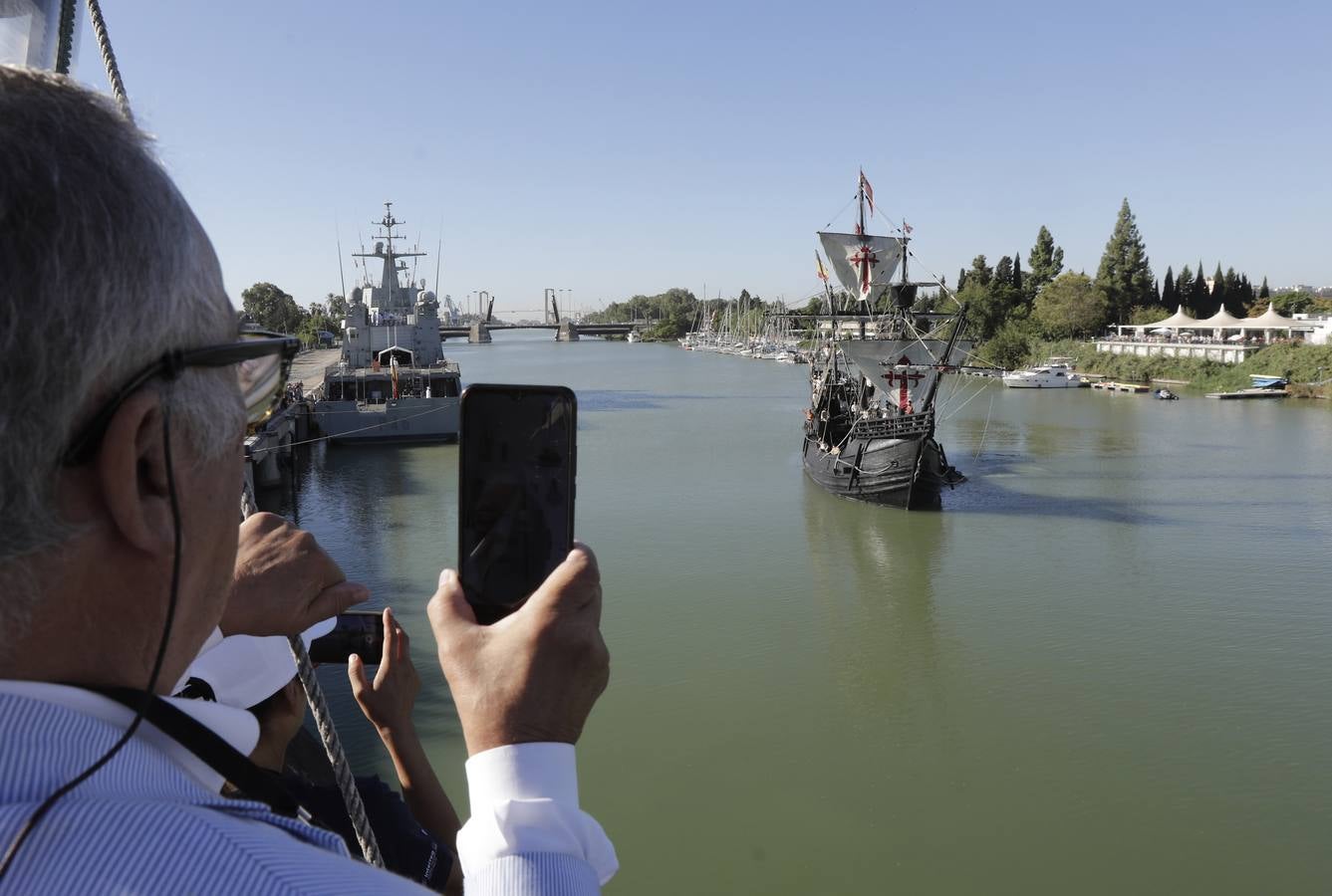 La nao Victoria vuelve a Sevilla cinco siglos después