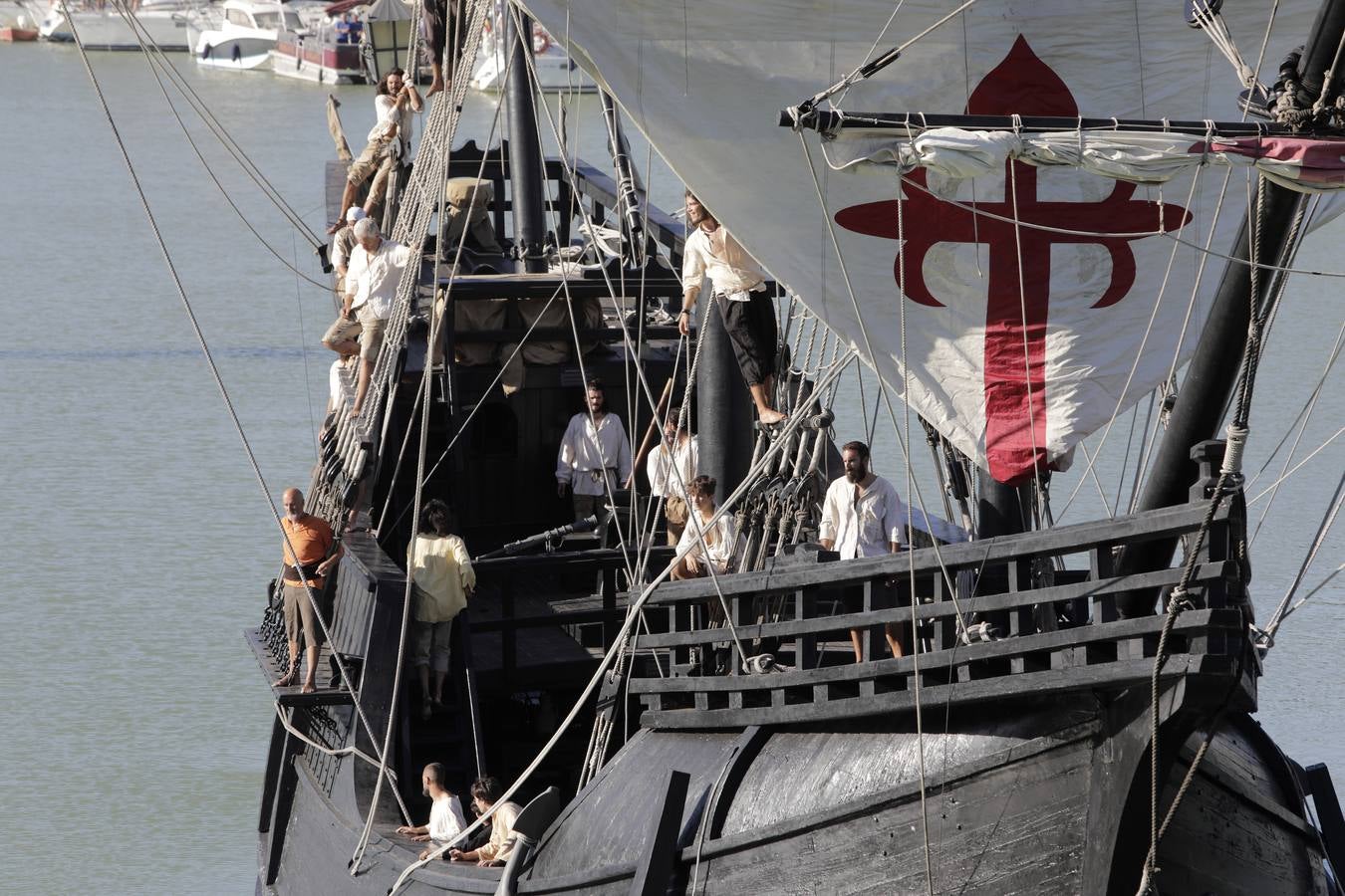 La nao Victoria vuelve a Sevilla cinco siglos después