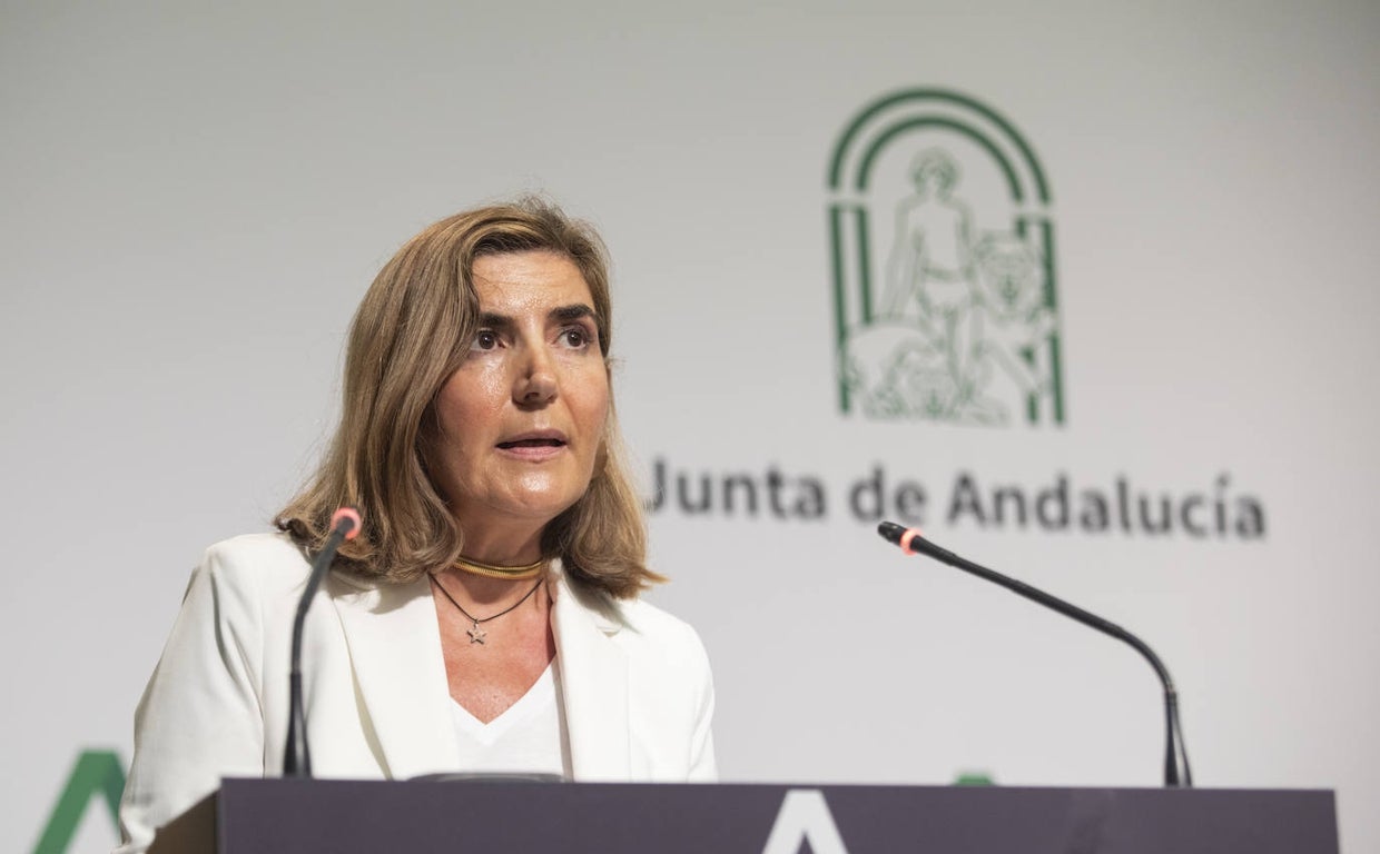 Rocío Blanco, consejera de Empleo, Empresa y Trabajo Social de la Junta de Andalucía